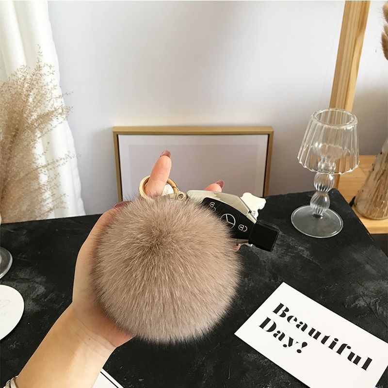 2024 Fluffy Real Fox Fur Ball  - огляд і ціна Women'S Emo Accessories