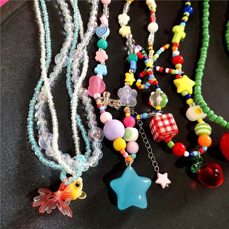 Cute Summer Y2K Heart Fruit To - огляд і ціна Women'S Emo Accessories
