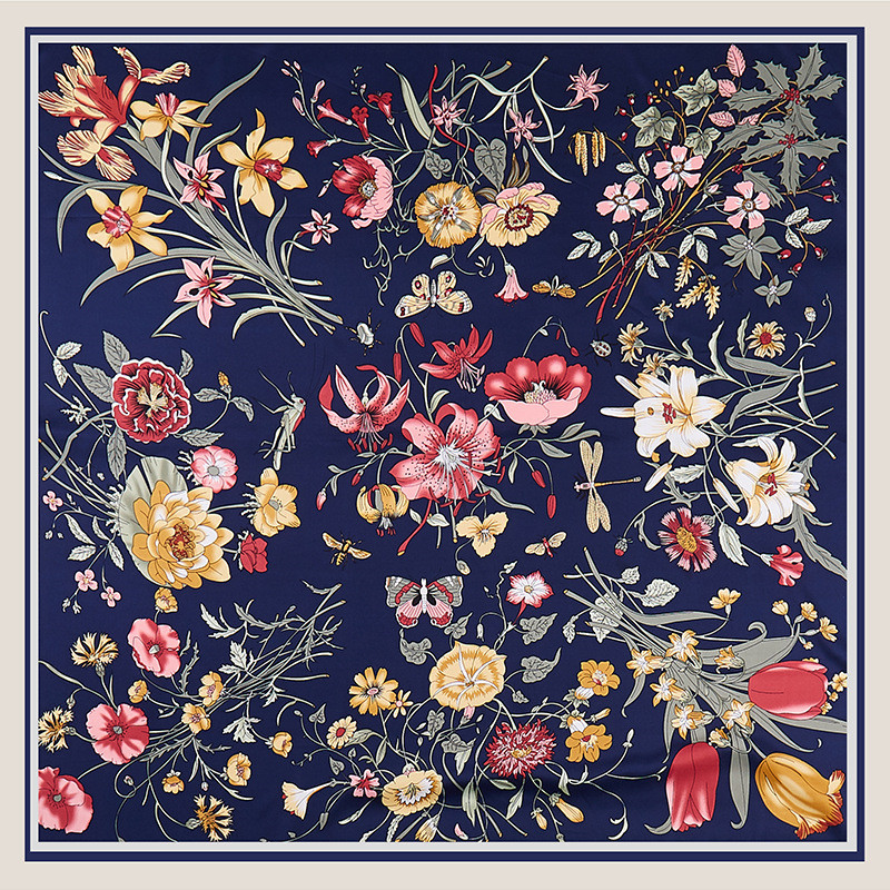 POBING Twill Silk Scarf Women  - огляд і ціна Silk Scarf Square