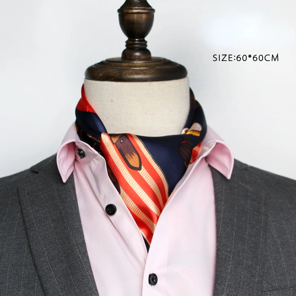British Men's Silk Scarf Small - огляд і ціна Silk Scarf Square