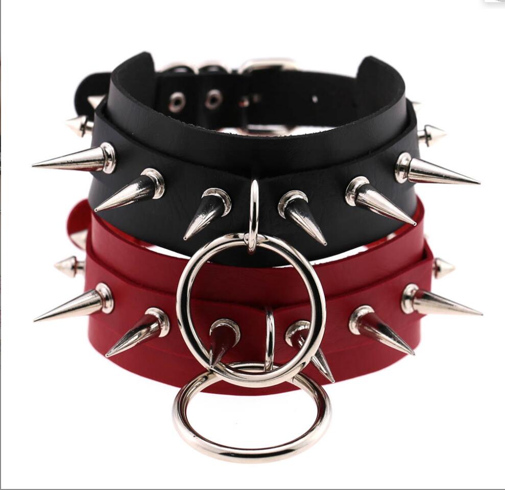 Long Spiked Choker Punk Collar - огляд і ціна Women'S Emo Accessories