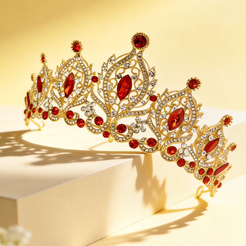 Zinc Alloy Rhinestone Baroque  - огляд і ціна Women'S Red Accessories