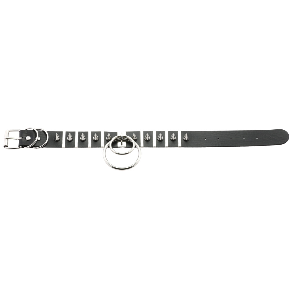 Big Spikes Choker Leather Coll - огляд і ціна Women'S Emo Accessories